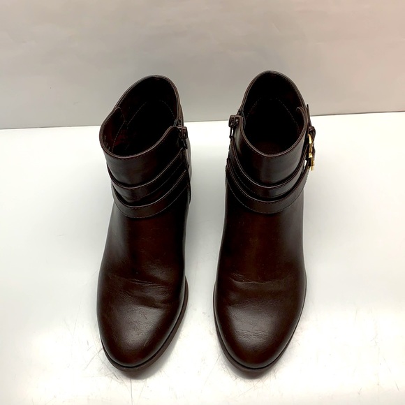 Charter Club Jaimee booties brown ankle boots size 7m - Picture 5 of 11